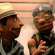 Image for article titled Kobe Bryant Puppet Finds LeBron James Puppet Dead In Apartment Bathtub